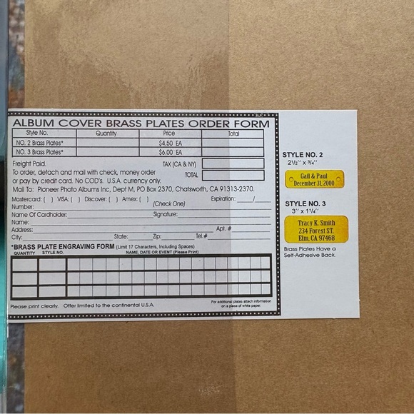 Pioneer Natural Photo Album Book Clear Slip-In Pockets Memo Pages Bi-Directional - Picture 10 of 11